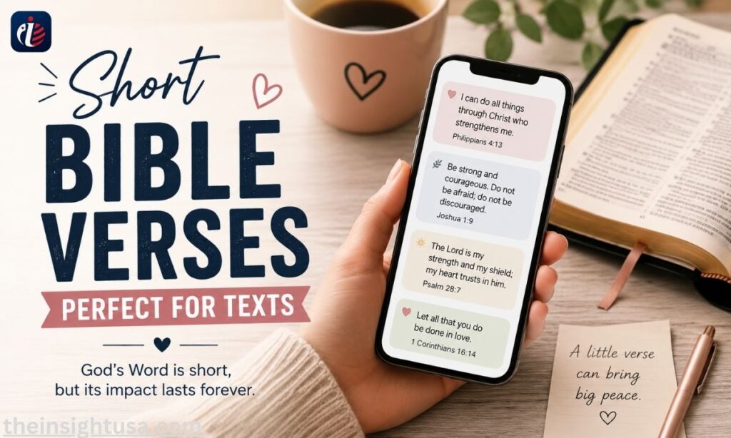 Short Bible Verses Perfect For Texts