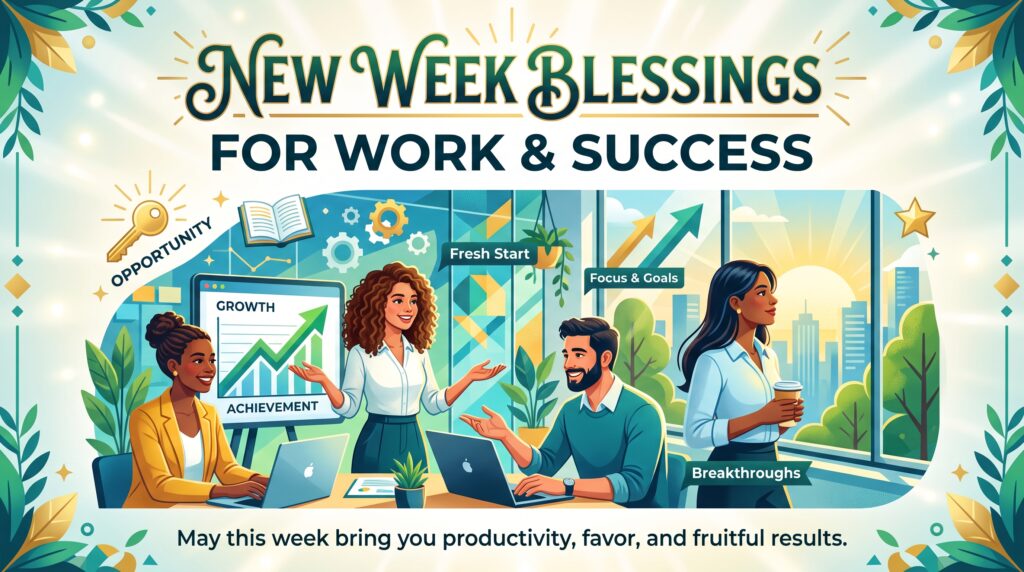 new week blessings for work and success