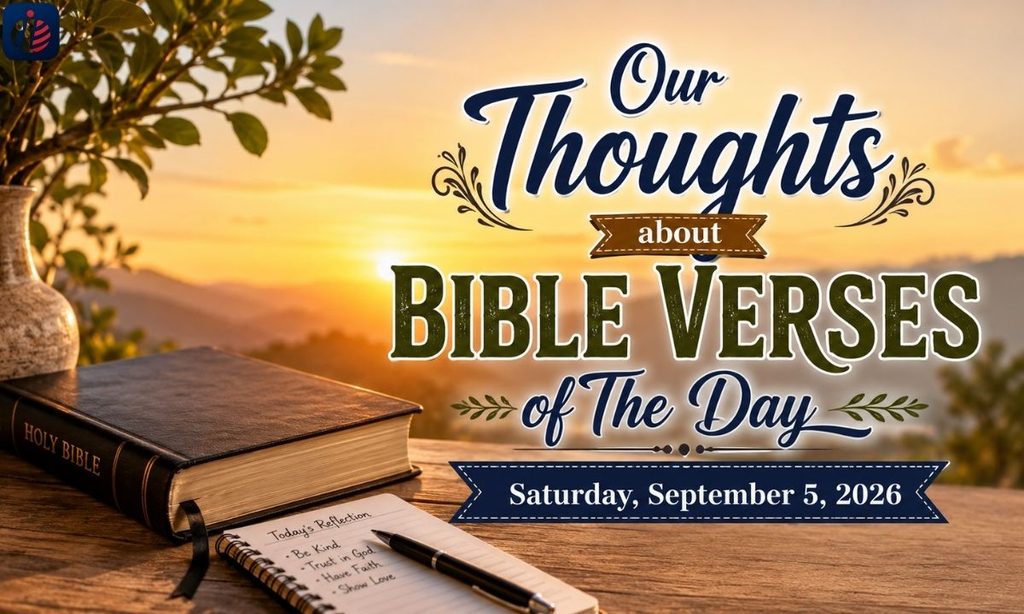 Bible Verses of The Day Saturday September 5 2026