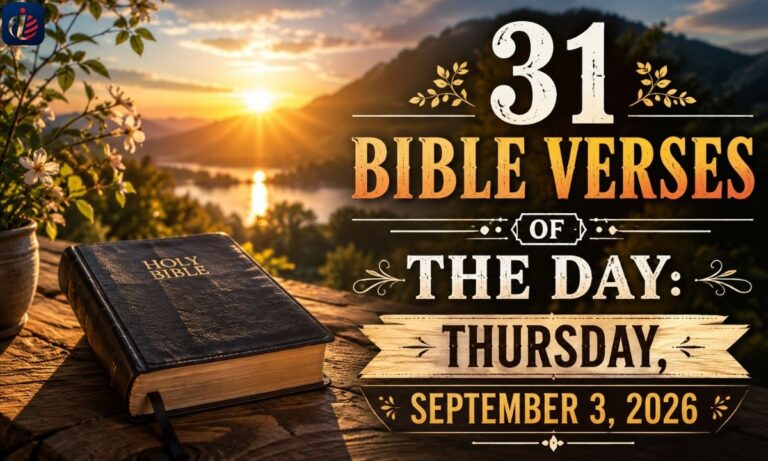 Bible Verses of The Day Thursday September 3 2026