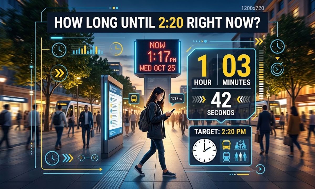 How Long Until 220 Right Now