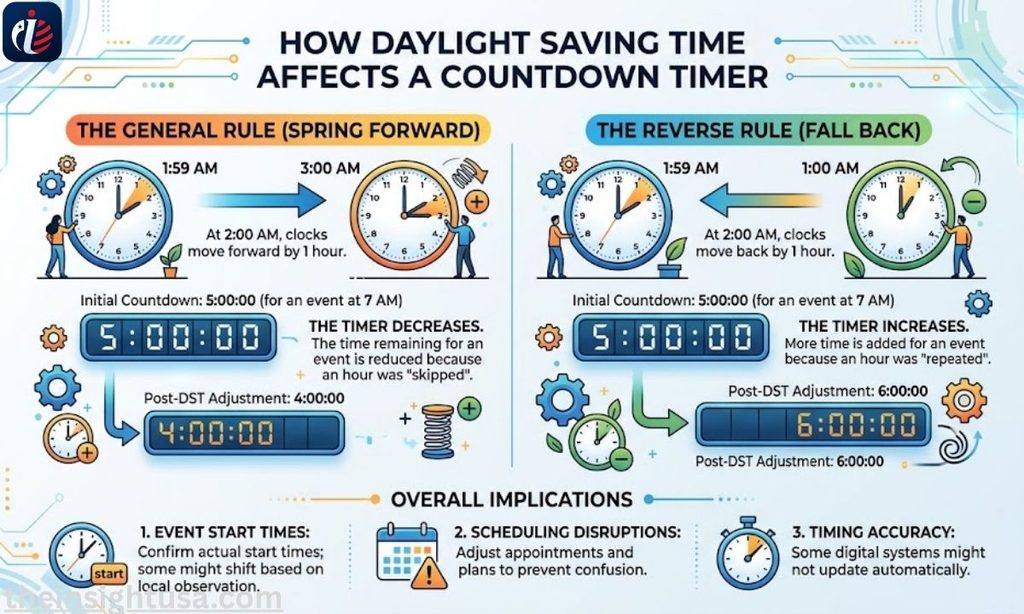 Does Daylight Saving Time Affect the Countdown