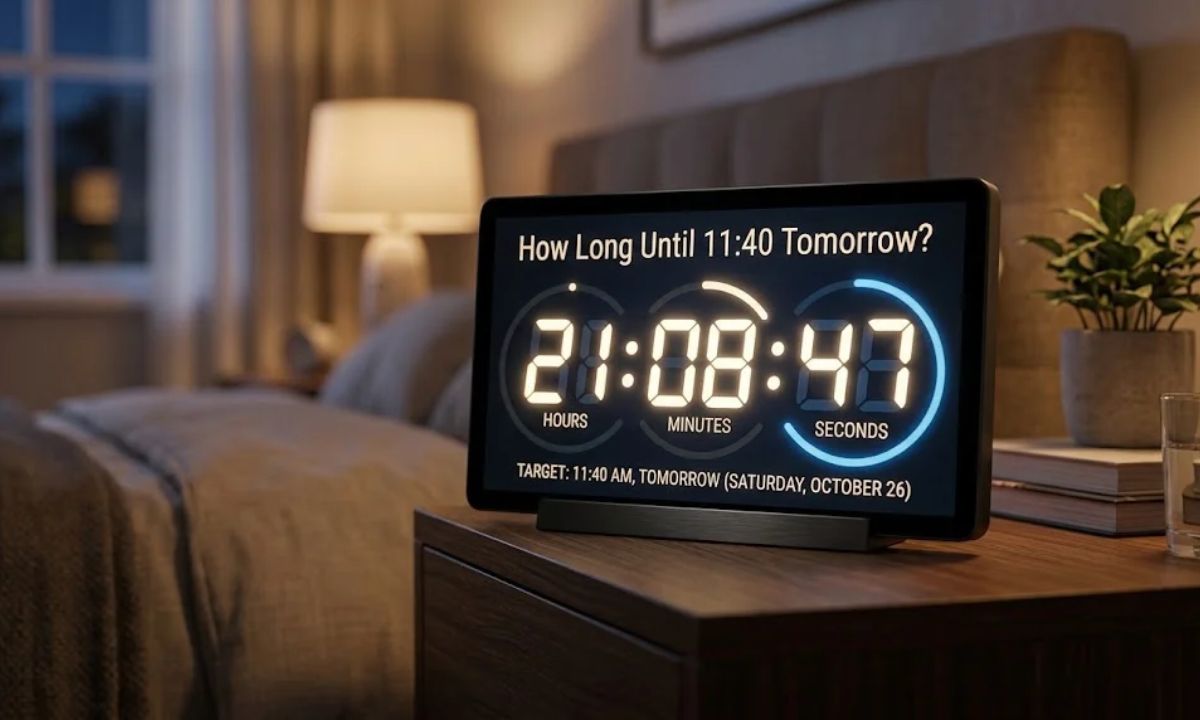 How Long Until 11_40 Tomorrow_