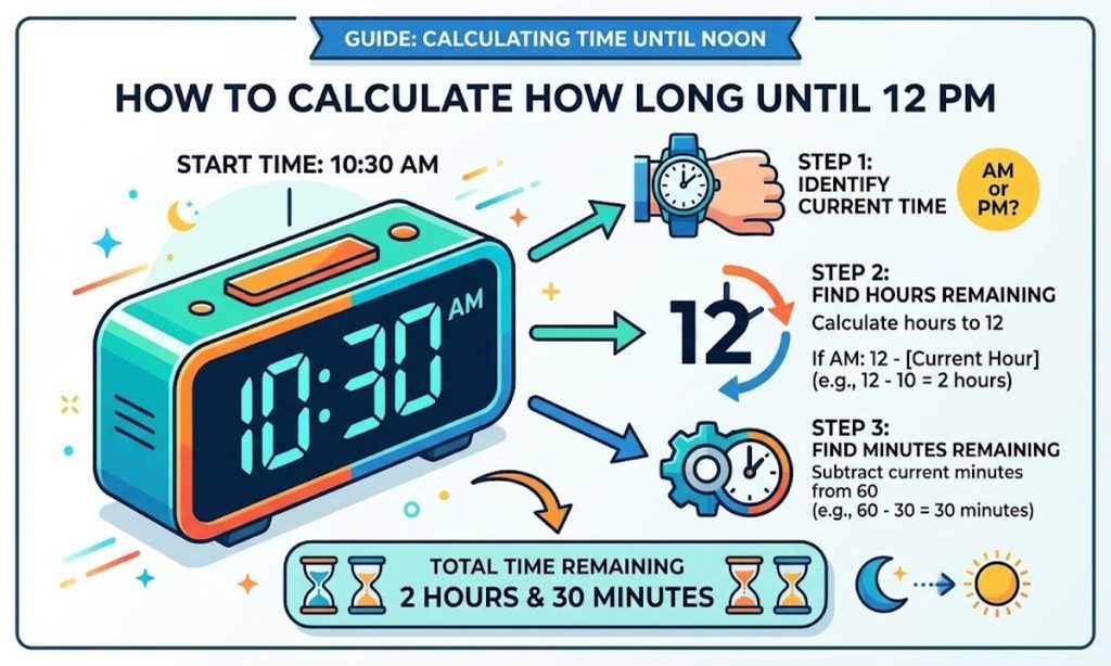 How Long Until 12 PM Simple Ways to Find the Countdown