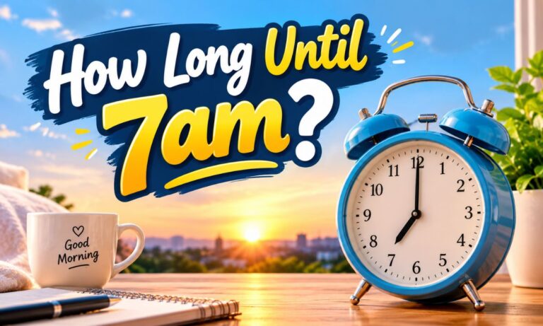 How Long Until 7am