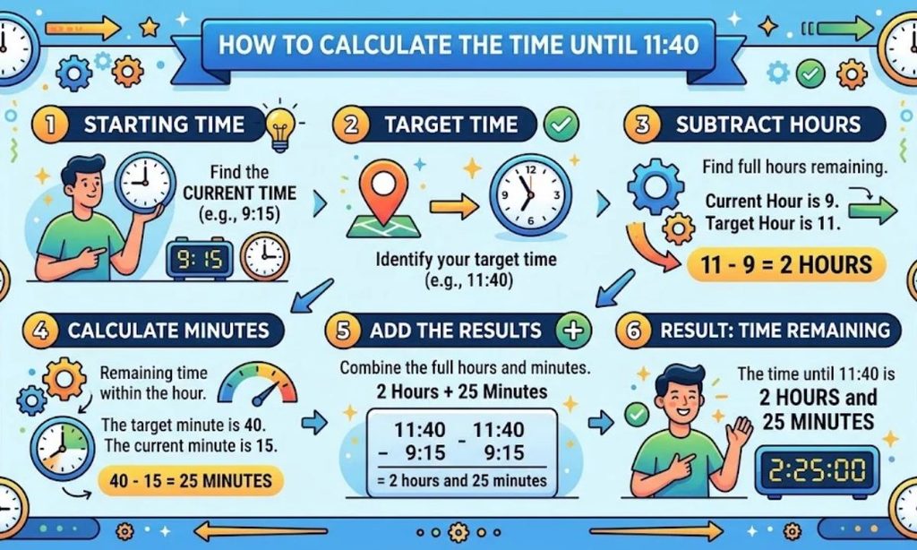 How to Calculate the Time Until 11_40